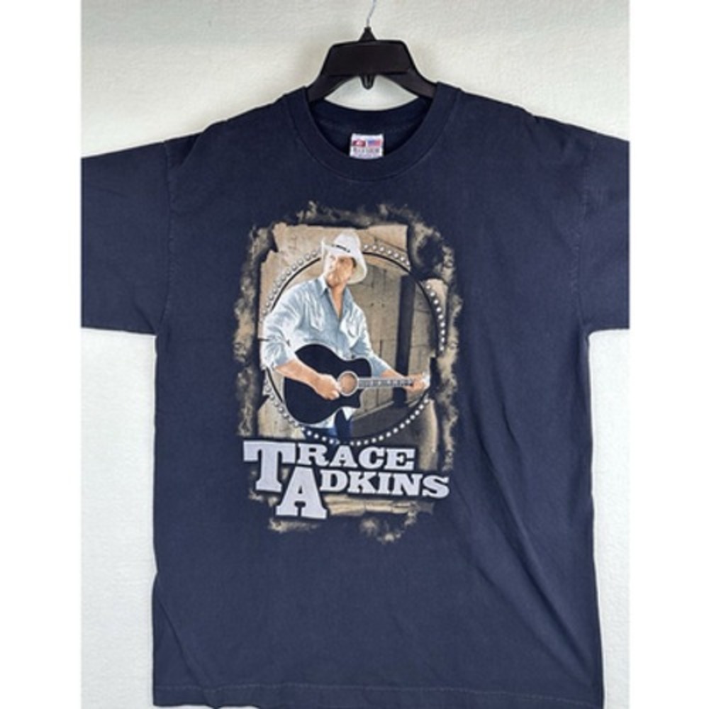 Trace Adkins 2010 Tour Shirt Black XL Bayside Cowboy's Back In Town Concert Tee